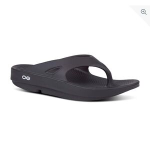 Oofos Ooriginal Sandal in Black Womens Comfort Cushioned Flip Flop US Size 8